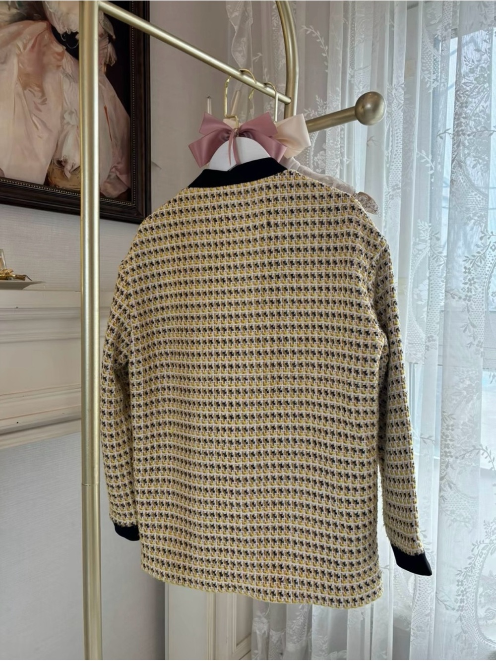 Authentic Like New Maje Vega tweed cardigan - Picture 7 of 8